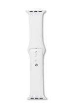 eSTUFF-ES660161-accessorio-indossabile-intelligente-Band-Bianco-Silicone--Apple-Watch-Silicone-Strap---Color--White.-Wid