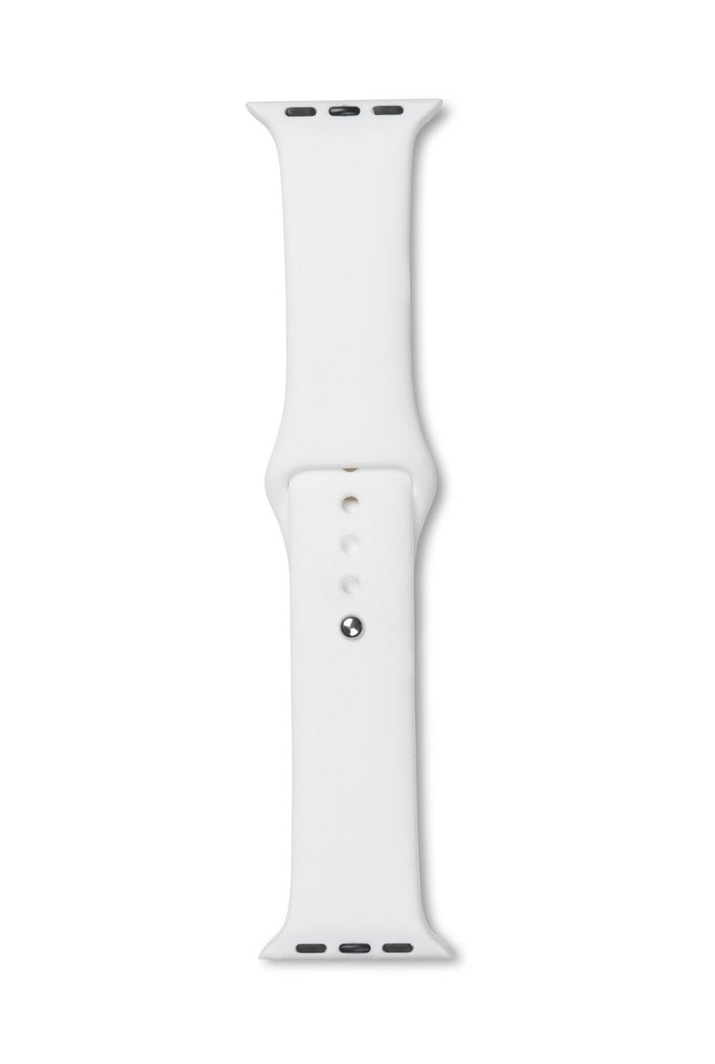 eSTUFF-ES660161-accessorio-indossabile-intelligente-Band-Bianco-Silicone--Apple-Watch-Silicone-Strap---Color--White.-Wid