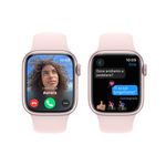 Apple-Watch-Series-9-GPS-Cassa-41mm-in-Alluminio-Rosa-con-Cinturino-Sport-Rosa-Confetto---M-L