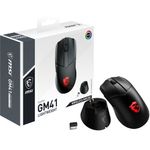 MSI Clutch GM41 Lightweight Wireless mouse Giocare Mano destra RF Wireless Ottico 20000 DPI