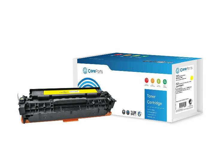 CoreParts-QI-HP1024Y-cartuccia-toner-1-pz-Compatibile-Giallo--Toner-Yellow-CE412A---Pages--2.600-Nordic-Swan---HP-Color