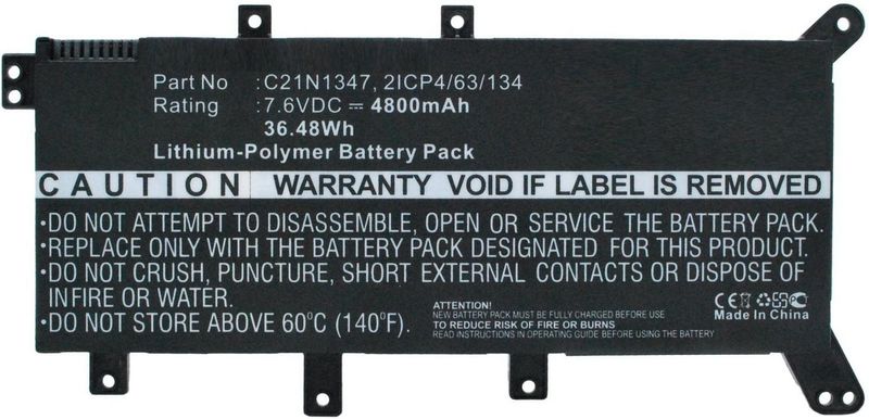 CoreParts-MBXAS-BA0135-ricambio-per-laptop-Batteria--Laptop-Battery-for-Asus-29Wh---Li-Pol-7.6V-3800mAh-Black---29Wh-Li