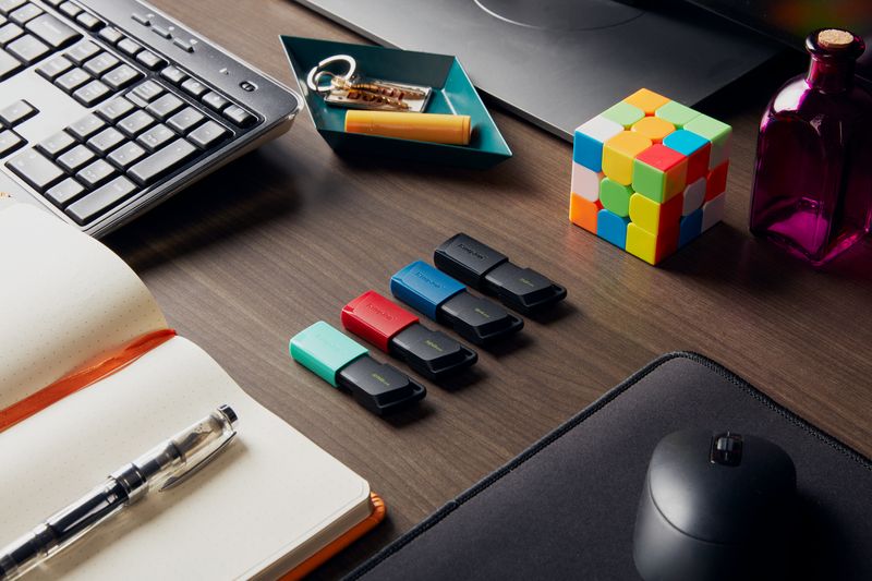 Kingston-Technology-DataTraveler-Exodia-M-unita-flash-USB-256-GB-USB-tipo-A-3.2-Gen-1--3.1-Gen-1--Nero-Turchese
