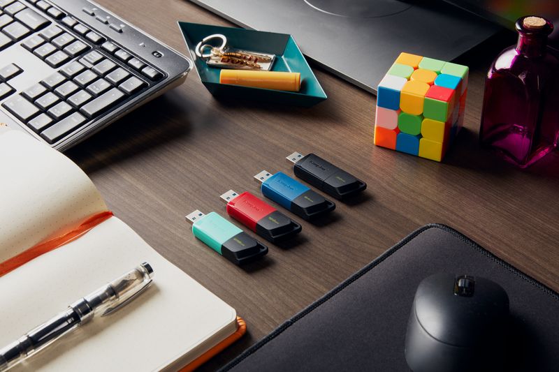 Kingston-Technology-DataTraveler-Exodia-M-unita-flash-USB-256-GB-USB-tipo-A-3.2-Gen-1--3.1-Gen-1--Nero-Turchese