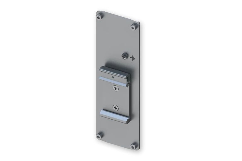 Teltonika-PR5MEC25-kit-di-fissaggio--TSW2-Rear-panel-with-DIN-Rail---holder-