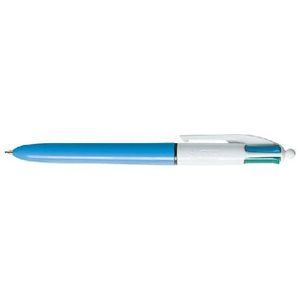 BIC 4 Colours Nero, Blu, Verde, Rosso Penna a sfera retrattile a clip Medio 1 pz