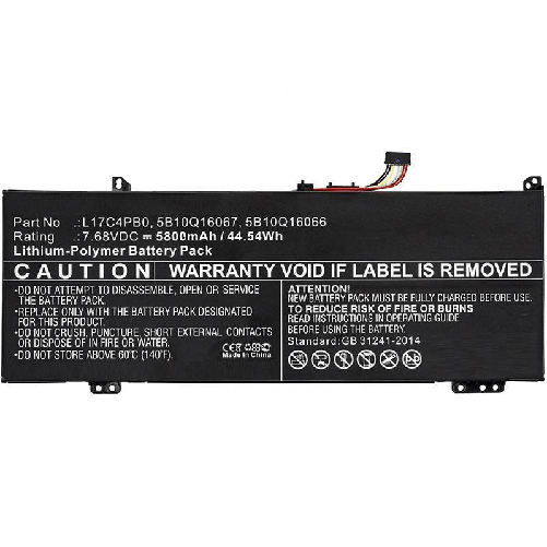 CoreParts-MBXLE-BA0191-ricambio-per-laptop-Batteria--Laptop-Battery-for-Lenovo---45Wh-Li-ion-7.68V-5800mAh---Black-45Wh