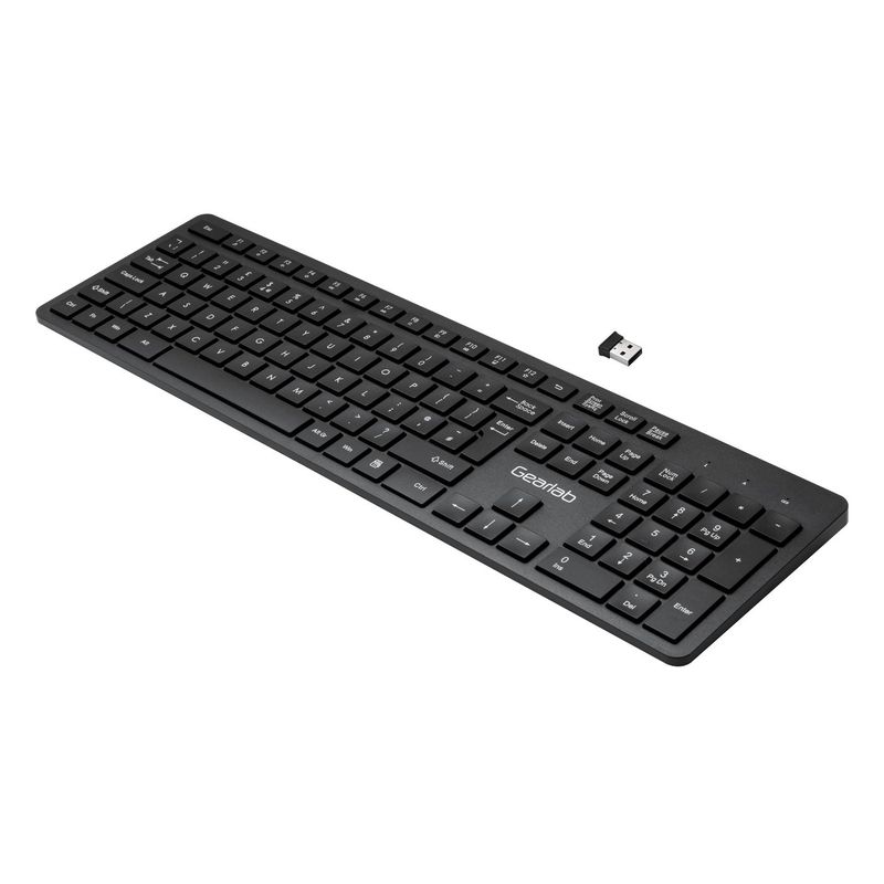 eSTUFF-GLB212302-tastiera-USB-QWERTY-Inglese-UK-Nero--G220-Wireless-Keyboard-UK---Warranty--24M-