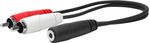 Vivolink-PROMJFRCAM0.2-cavo-audio-02-m-3.5mm-2-x-RCA-Nero--3.5MM-Female-to-RCA-Male---.---Warranty--144M-