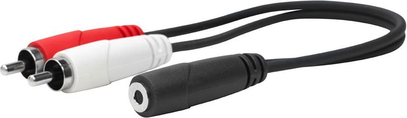 Vivolink-PROMJFRCAM0.2-cavo-audio-02-m-3.5mm-2-x-RCA-Nero--3.5MM-Female-to-RCA-Male---.---Warranty--144M-