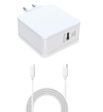 CoreParts-W126258204-adattatore-e-invertitore-Interno-60-W-Bianco--USB-C-Power-Adapter-White---60W-20V3A--USB-C-output--