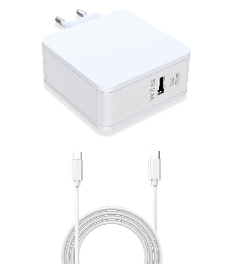 CoreParts-W126258204-adattatore-e-invertitore-Interno-60-W-Bianco--USB-C-Power-Adapter-White---60W-20V3A--USB-C-output--