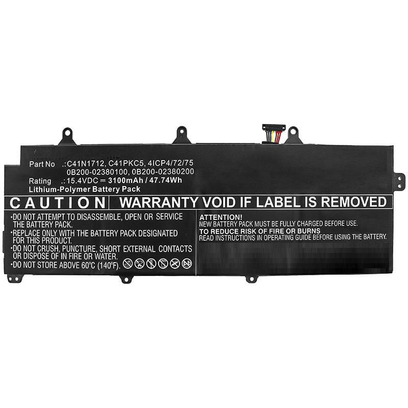 CoreParts-MBXAS-BA0250-ricambio-per-laptop-Batteria--Laptop-Battery-for-Asus---47.74Wh-Li-Pol-15.4V-3100mAh---Black-47.