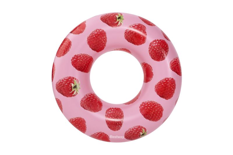 Bestway-36231-galleggiante-da-piscina-e-da-spiaggia-Rosa-Rosso-Immagine-PVC-Anello-di-nuoto