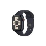 Apple Watch SE GPS + Cellular Cassa 44mm in Alluminio Mezzanotte con Cinturino Sport Mezzanotte - M/L