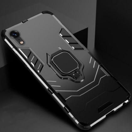 CoreParts-MOBX-COV-JL-XR-custodia-per-cellulare-155-cm--6.1--Cover-Nero--Case-for-iPhone-XR---With-Ring-Holder-Work-wit