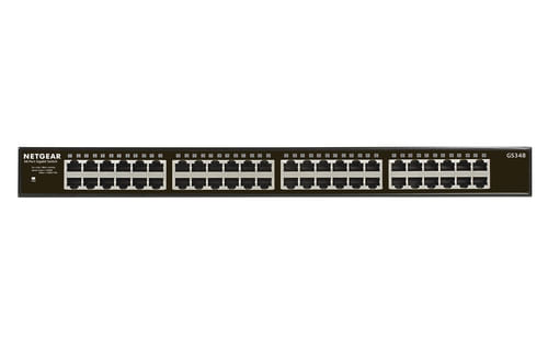 NETGEAR-GS348-Non-gestito-Gigabit-Ethernet--10-100-1000--1U-Nero