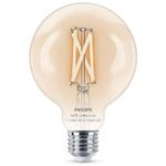 Philips LED Lampadina Smart Filament Dimmerabile Luce Bianca da Calda a Fredda Attacco E27 60W Globo