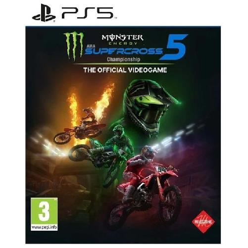 Milestone Monster Energy Supercross 5 Standard Tedesca, Inglese, ESP, Francese, ITA, POR-BRA PlayStation 5
