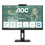 Aoc Monitor 27 Led Ips Qhd 16:9 4Ms 350 Cdm Webcam Usb-C Pivot Dp/2Hdmi Multimediale