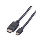 Itb Solution VALUE 11.99.5791 cavo e adattatore video 2 m Mini DisplayPort Nero