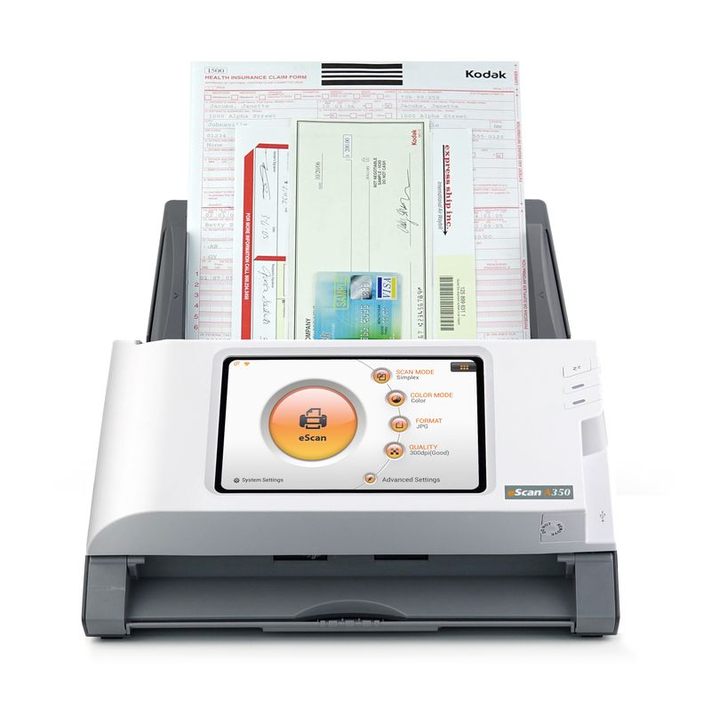 Plustek-eScan-A350-Essential-Scanner-ADF-600-x-600-DPI-A4-Nero-Bianco