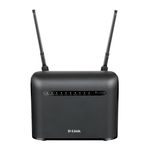 D-Link AC1200 router wireless Gigabit Ethernet Dual-band (2.4 GHz/5 GHz) 4G Nero