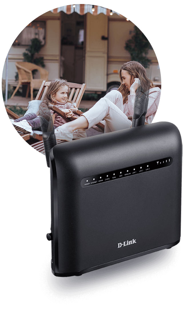 D-Link-AC1200-router-wireless-Gigabit-Ethernet-Dual-band--2.4-GHz-5-GHz--4G-Nero