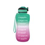 The Steel Bottle Borraccia Motivazionale MWB #1-PINK&GREEN