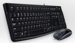 Logitech-Desktop-MK120-tastiera-Mouse-incluso-USB-QWERTY-Portoghese-Nero