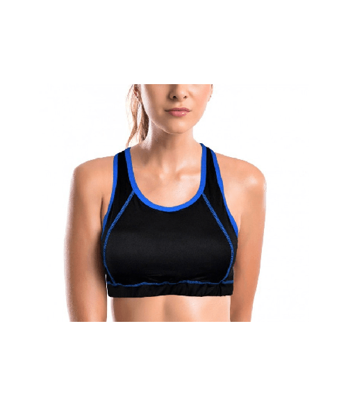 Trade Shop Traesio-reggiseno Sportivo Mod. Vanilla In Colori Fluo Con Retro A Vogatore Dst16112 - Arancione   S-m