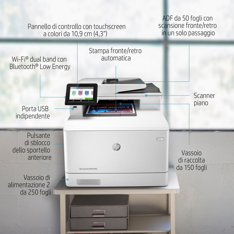 HP-Color-LaserJet-Pro-Stampante-multifunzione-M479fnw