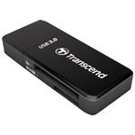 Transcend RDF5 lettore di schede USB 3.2 Gen 1 (3.1 Gen 1) Type-A Nero