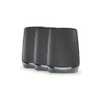 NETGEAR Orbi 860 AX6000 WiFi System black edition Banda tripla (2.4 GHz/5 GHz/5 GHz) Wi-Fi 6 (802.11ax) Nero 4 Interno