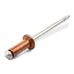 KIT RIVETTI RAME/FERRO 3,2 X 12 T.TONDA
