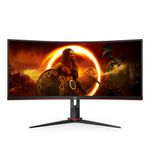 AOC-G2-CU34G2X-BK-LED-display-864-cm--34--3440-x-1440-Pixel-Quad-HD-Nero-Rosso