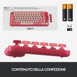 Logitech-POP-Keys-Tastiera-Meccanica-Wireless-con-Tasti-Emoji-Personalizzabili-Design-Compatto-Durevole-Connettivita--Bluetooth-o-USB