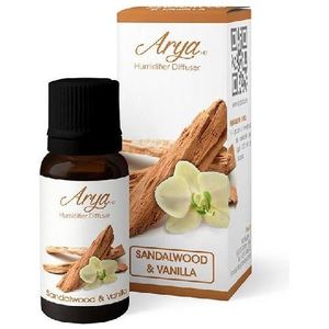 Arya HD Sandalwood & Vanilla olio essenziale 10 ml Legno di Sandalo, Vaniglia Diffusore di aromi