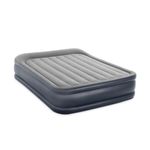 Intex DuraBeam+ Deluxe Pillow Rest Raised Doppio materasso Grigio, Grigio chiaro