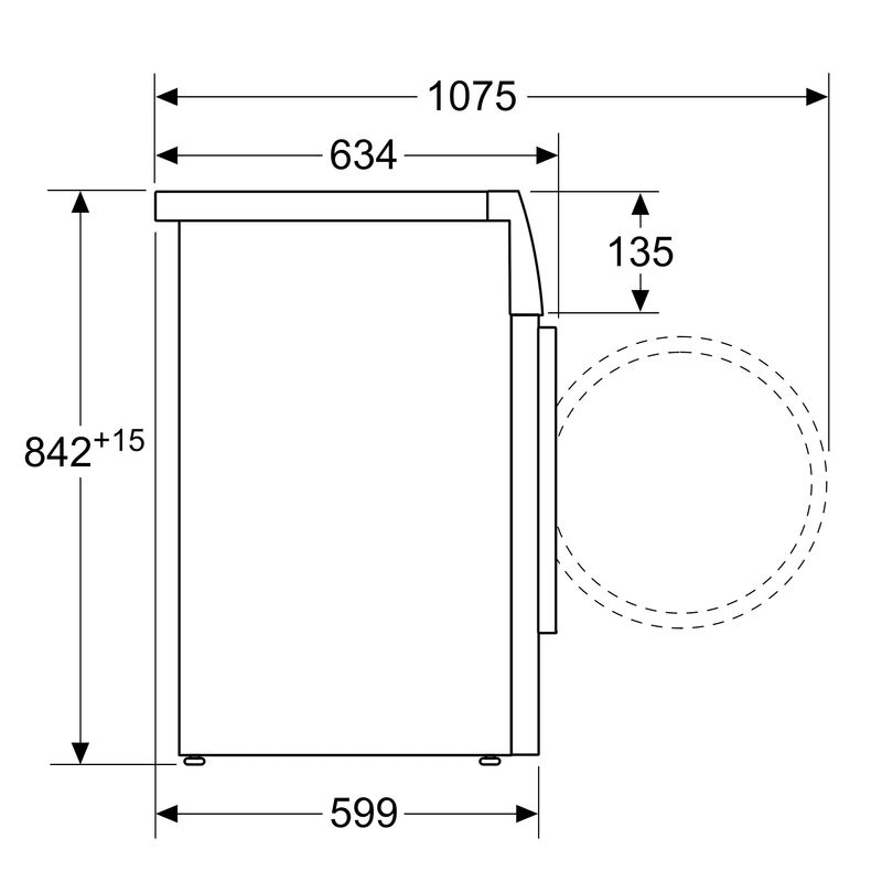 Bosch-Serie-4-WTH85V17IT-asciugatrice-Libera-installazione-Caricamento-frontale-7-kg-A---Bianco