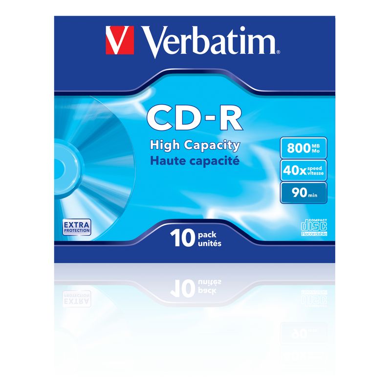 Verbatim-CD-R-High-Capacity-800-MB-10-pz
