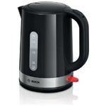 Bosch TWK6A513 bollitore elettrico 1,7 L 2200 W Nero, Acciaio inossidabile