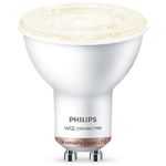 Philips LED Lampadina Smart Dimmerabile Luce Bianca da Calda a Fredda Attacco GU10 50W