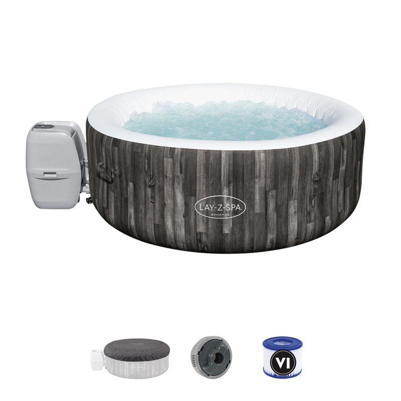 Bestway-60005-vasca-idromassaggio-e-spa-669-L-4-persona-e--Rotondo-Multicolore-Bianco