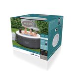 Bestway-60035-vasca-idromassaggio-e-spa-669-L-4-persona-e--Rotondo-Grigio-Bianco