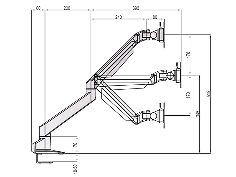 Multibrackets-7150-supporto-da-tavolo-per-Tv-a-schermo-piatto-813-cm--32--Bianco-Scrivania