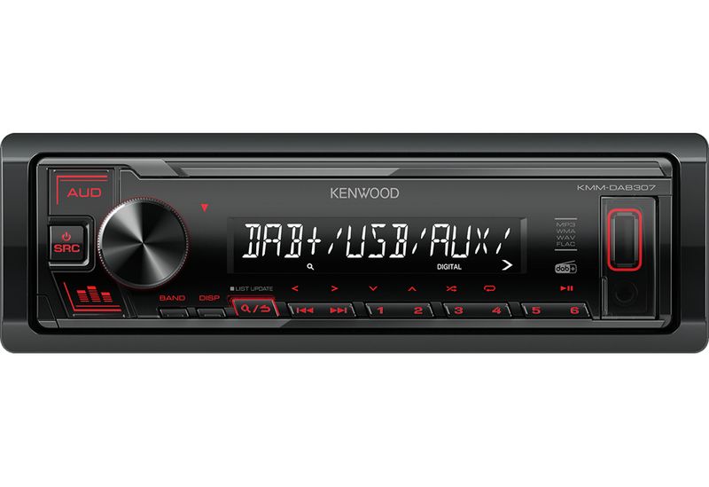 Kenwood-KMM-DAB307AO-Ricevitore-multimediale-per-auto-Nero-200-W