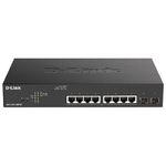 D-Link DGS-1100-10MPV2 Gestito L2 Gigabit Ethernet (10/100/1000) Supporto Power over Ethernet (PoE) 1U Nero