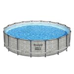 Bestway 5618Y piscina fuori terra Piscina con bordi Piscina rotonda 23062 L Grigio