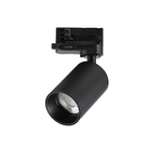 Faretto Binario Byte Metallo Nero 1 Luce Gu10 7W 3000K Luce Calda